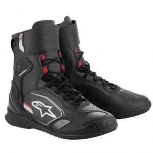 Alpinestars Baskets moto Superfaster black gray/bright red- 44