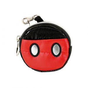 Disney Mickey Mouse Air-Porte-monnaie Cookie Padding, Noir