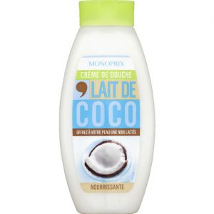 Monoprix Cr&egrave;me de douche nourrissante lait de coco - Le flacon de 500ml
