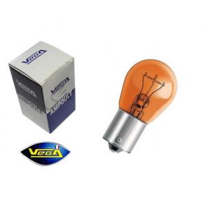 Ampoule Vega Clignotant PY21W BAU15S Orange teint&eacute; masse 12V