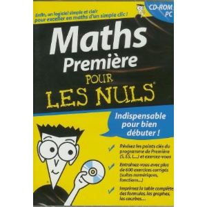 Maths Premi&egrave;re pour les nuls (2003) [Windows]