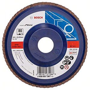 Bosch Plateau À Lamelles Best For Metal À Surface Plate Ø125Mm Grain 80 2608607367