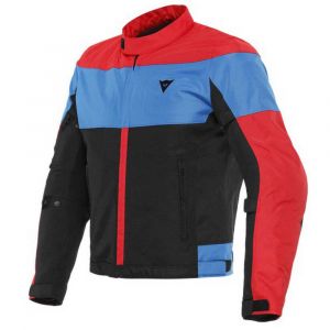 Dainese Veste Elettrica Air Tex 56 Black / Lava Red / Light Blue