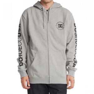 DC Shoes Sweat Avec Fermeture Star Pilot S Heather Grey