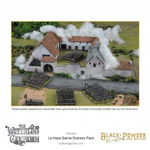 Warlord games Waterloo La Haye Satine Pack de paysages en poudre noire