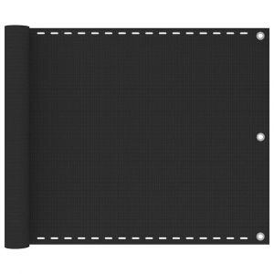 Écran de balcon brise pare vue protection confidentialité 75 x 300 cm PEHD anthracite 02_0009969
