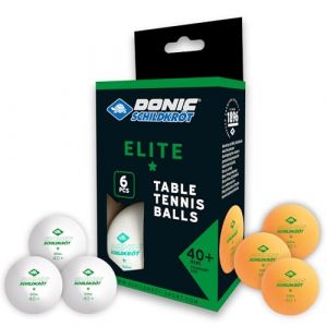 Schildkröt Funsports Balle de tennis de table Donic Elite Poly 40+, Mixed