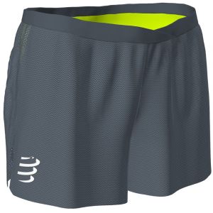 Compressport Racing Split Short Born To SwimBikeRun 2020 Homme, grey M Pantalons course &agrave; pied