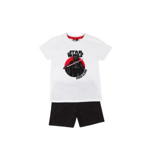 Star Wars - Pyjama T-Shirt & Short blanc