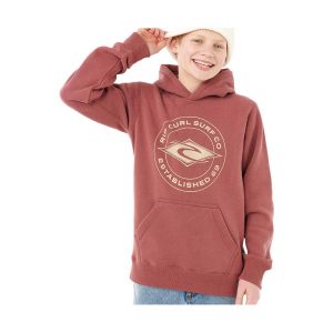 Rip Curl Stapler Kids Sweat à capuche rouge