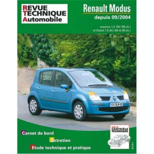 E-T-A-I Revue technique pour Renault Modus essence et diesel jusqu'à 09-04