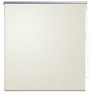 Store enrouleur crème occultant 120 x 175 cm fenêtre rideau pare vue volet roulant 4102018
