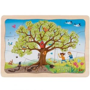 Goki Puzzle en Couches Pommier par St