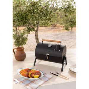 BBQ SMOKEY COMPACT - Barbecue fumoir au charbon de bois portatif