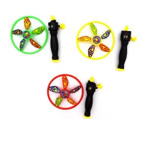 Image de Aptafêtes Jeu lanceur hélice volante 10.5cm - modèle aléatoire - bg international 23570