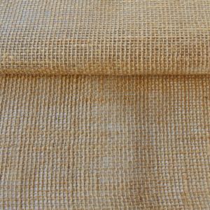 Tissu en jute enduite laminée Naturel 123 cm