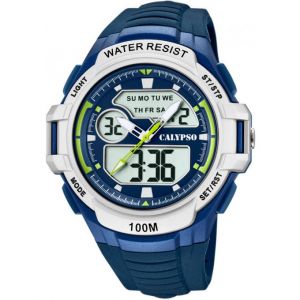 Calypso Montre Montres K5770-3 - Montre Silicone Bleu Homme