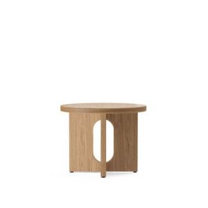 Menu Table d'appoint Androgyne / Ø 50 x H 39 cm bois naturel en bois