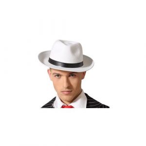 Atosa Chapeau Borsalino Blanc Gangster