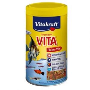 Vitakraft Vita aliment complet en flocons - Pour poissons - 1 L