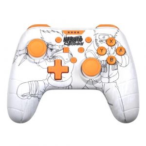 Image de Konix Manette Gaming filaire pour Nintendo Switch Naruto Blanc et orange