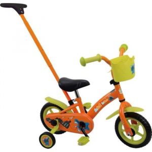 Vélo 10'' KIDBIKE monovitesse cadre acier orange mixte