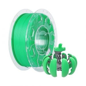 Creality3d Consommable imprimante 3D CR-PLA Green_1.75mm_1KG_transparent spool_black and white box