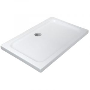 Desconocido Silla Receveur de douche extraplat Antiderapantavec 120x90cm rectangulaire, Blanc
