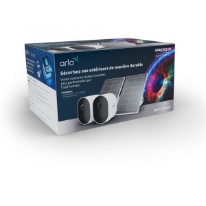 Arlo Caméra de surveillance 2 caméras Pro5 + 2 panneaux solaires