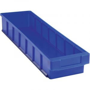 FP Lot boîte pour étagère vkb la-ka-pe 1 carton(s) de 10 pièce(s) boîte étagère vkb l600xl152xh83mm bleu polypropylène - la-ka-pe