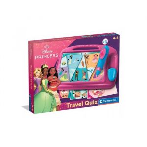 Pupitre educatif disney princess 18 activites prescolaires enfant 3/6 ans - avec stylo electronique - travel quiz - set jeu interactif et carte