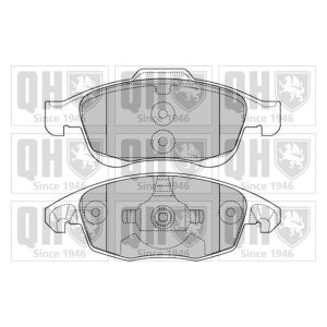 Quinton Hazell 4 plaquettes de frein avant BP1561