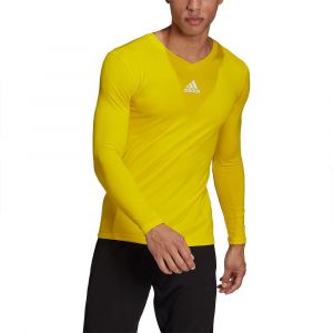 Adidas T-Shirts Team Base - Team Yellow - Taille L