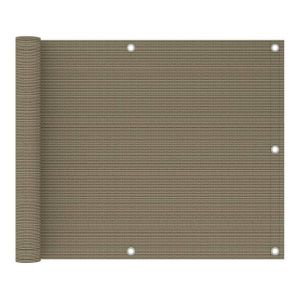 Image de VidaXL Écran de balcon Taupe 75x300 cm PEHD