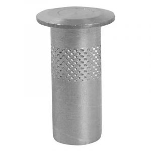 Gâche à ressort anti-poussière 8mm laiton nickelé