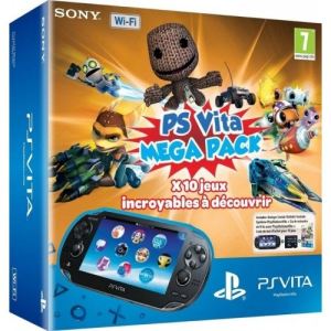 Sony PS Vita Wi-Fi + Kids Pack voucher (10 Jeux) + Carte Mémoire 8 Go