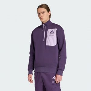 Adidas Sweat à capuche Mercedes - AMG Premium Woven violet - XL