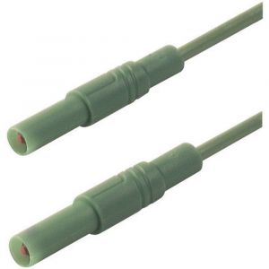 Image de SKS Hirschmann Cordon de mesure de sécurité 934174104 [ Banane mâle 4 mm - Banane mâle 4 mm] vert 1 m 1 pc(s)