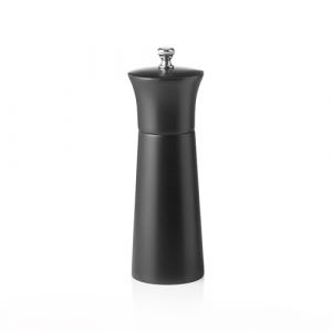 Moulin à poivre en bois noir mat 15 cm
