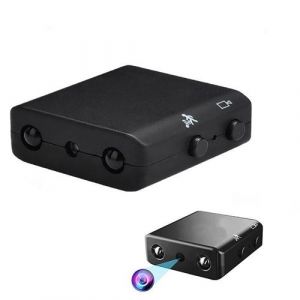 Yonis Mini Caméra Espion Full HD 1080 12Mpx Vision Nocturne LED IR Capteur Mouvement + SD 8Go
