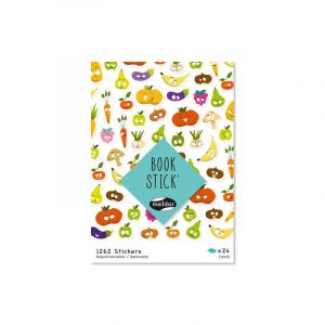 Maildor Book 24 feuilles A5 et 1262 Stick Emoticônes - Lot de 3