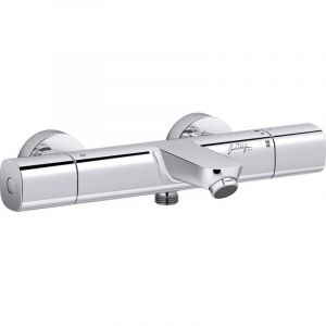 Jacob Delafon Mitigeur thermostatique bain-douche mural July+, C3 Avec raccords Chrome - E35675-9-CP