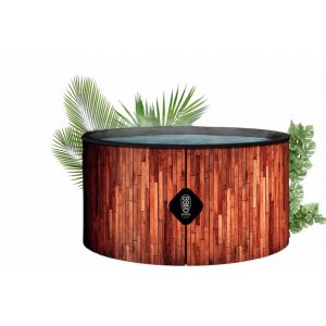 Image de COCO SPA Exotik Spa Gonflable - 150 cm de diam&egrave;tre - 800 litres - Moteur 2240 W - 2 &agrave; 4 personnes- Massage 140 Jets