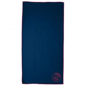 Drap de bain PSG NEORED - OMYDREAM - 100% polyester - Bleu - Rouge - 70x140 cm