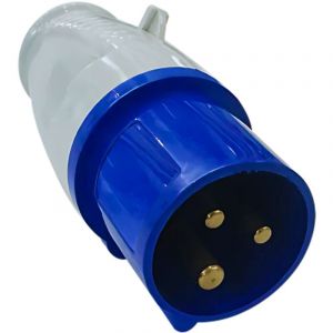 Antarion Fiche Mâle P17 (C/50) – Connexion Robuste Pour Bornes Électriques en Camping-car