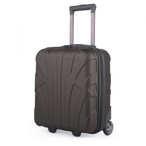 Suitline - Petite Valise 45x36x20 cm, Franchise de Bagages Easyjet Bagage &agrave; Main sous Le si&egrave;ge, Trolley de Cabine l&eacute;ger, 30 litres, Coque Rigide en ABS, Titane