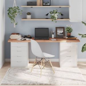 VidaXL Dessus de table marron clair 180x60x4 cm bois chêne traité