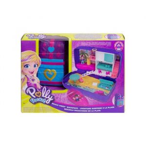 Coffret polly pocket a la mer avec figurine polly et shani et bateau - jouet fille nouveaute