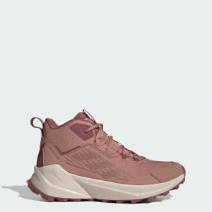 Adidas Bottes Terrex Trailmaker 2.0 en cuir pour femme randonn&eacute;e rouge fonc&eacute; blanc - 41(1/3)