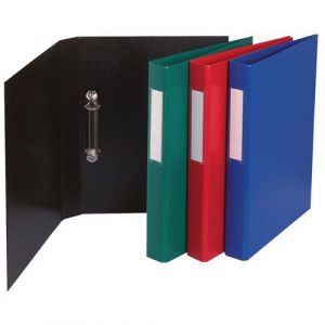 Exacompta Lot de 10 classeurs 2 anneaux - Dos 25mm - Coloris assortis - 54380E